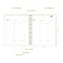 2024-2025 Blue Sky Day Designer Rugby Stripe 8" x 10" Academic Daily Planner, Plastic Cover, White/Black (137885-A25)~#|#~EF04A92F-EB5D-47F4-BA81BCD96DE3293F_sc7