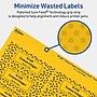 Avery Laser/Inkjet Rectangle Multipurpose Labels, 1.25" x 3.75", Bright Yellow, 960/Box (94228)~#|#~EF071C51-9A36-453B-9116FDD25DA4B536_sc7