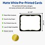 Avery Rectangle Rounded Corners Matte Blank Card, White, 20/Pack (19479370870)~#|#~EF0C4D91-2B96-4B03-8D67EB82716BD2E8_sc7