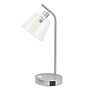 Simple Designs Sleek Essentials LED Desk Lamp, 15.75", with USB Ports, Silver (LD1074-SLV)~#|#~EF104FA0-2592-4EFB-AC19D125655A0AE9_sc7