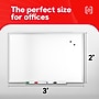 TRU RED™ Magnetic Steel Dry Erase Board, Satin Frame, 3' x 2' (TR61169)~#|#~EF136EE2-41F0-49FE-92E85ED0E978AE56_sc7