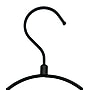 Nahanco Metal Clothes Hangers, Black, 10/Carton (AHLFMB10)~#|#~EF14125A-C135-437C-9E7A8B9E3E6EB0B5_sc7