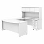 Bush Business Furniture Studio C 72"W U Shaped Desk with Hutch and Mobile File Cabinet, White (STC003WH)~#|#~EF1C74E3-6375-43C5-81D52FE2A5FED44A_sc7