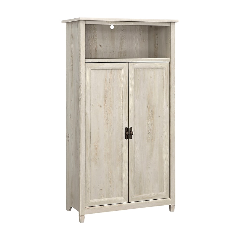 Sauder Edge Water 60"H Storage Cabinet with 5 Shelves, Chalked Chestnut (434766) image 1