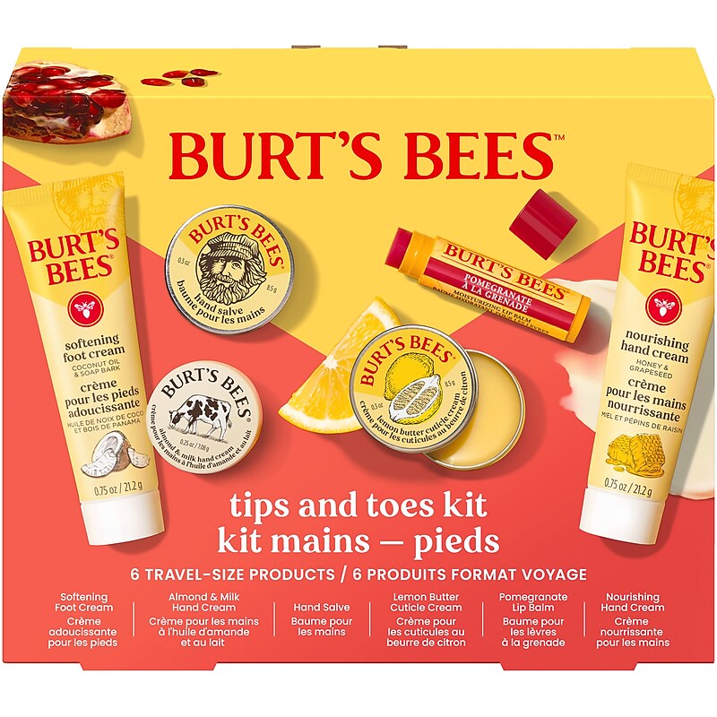 Burt's Bees Tips & Toes Kit, 6 Pieces (00912) image 1