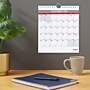 2026 Staples 6.5" x 7.5" Monthly Wall Calendar, Red/White/Gray (ST53923-26)~#|#~EF23627E-FCD0-438B-8C07B2151FCCE1C7_sc7