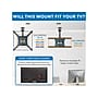 Mount-It! Tilt and Swivel Flip-down Ceiling TV Mount, 44 lbs. Max. (MI-4225)~#|#~EF2E5911-511B-42FF-A789BF25185FB423_sc7