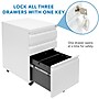 Mount-It! 3-Drawer Mobile File Cabinet, Letter & Legal Size, Lockable, 23.72"H x 14.7"W x 18.11"D, White (MI-941W)~#|#~EF389CB2-4524-4D4E-BD1DBF3FCF53AAAF_sc7