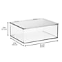 interDesign Binz Stackable Plastic Desk Organizer, Clear (40217)~#|#~EF3B17B6-FBB7-4D75-B599E8205B6147DC_sc7