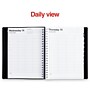 2026 Staples 8" x 11" Four-Person Daily Appointment Book, Black (ST58479-26)~#|#~EF422D36-C85B-4C4C-896E061DA284B60C_sc7