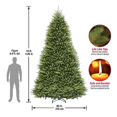 National Tree Company 14' Dunhill Fir Artificial Christmas Tree - Thumbnail 3