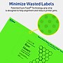 Avery Laser/Inkjet Multipurpose Rectangle Labels, 2.5" x 4", Neon Green, 120/Pack (94245)~#|#~EF445BFA-817E-46B4-BF90AB6D525C0775_sc7