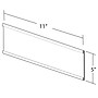 Azar Nameplate Holder, 5" x 11", Horizontal, Desktop/Wall, Clear Acrylic, 10/Pack (199618)~#|#~EF53DE21-3BEC-45CC-92D321CA5710BECE_sc7
