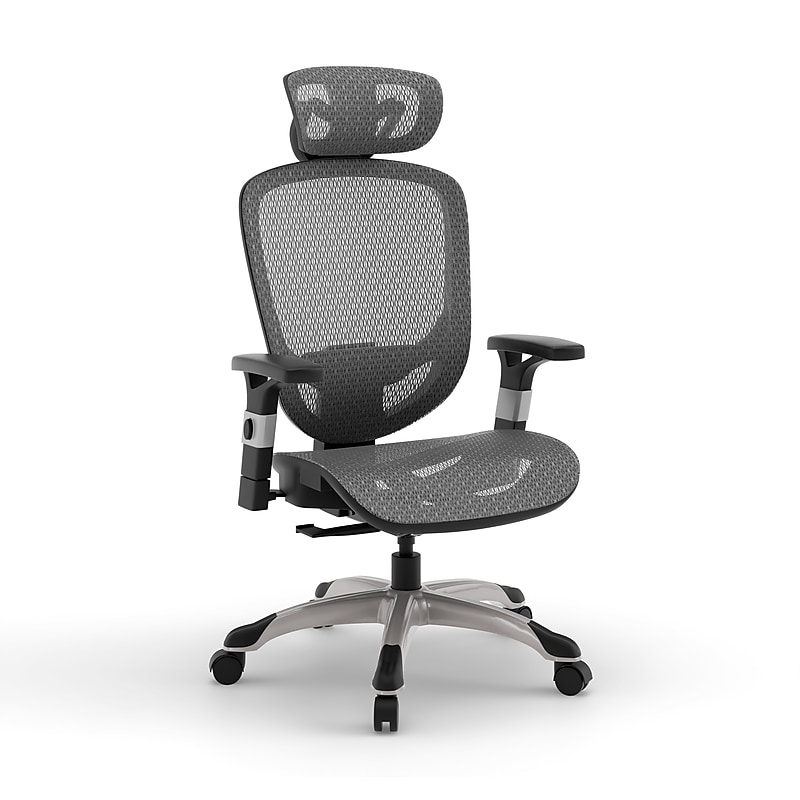 Staples Hyken Ergonomic Mesh Swivel Task Chair, Charcoal Gray (UN59464) image 1