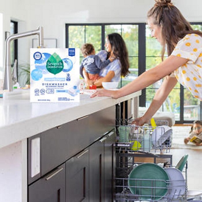 Seventh Generation Powder Dishwasher Detergent, 45 oz., 12/Carton