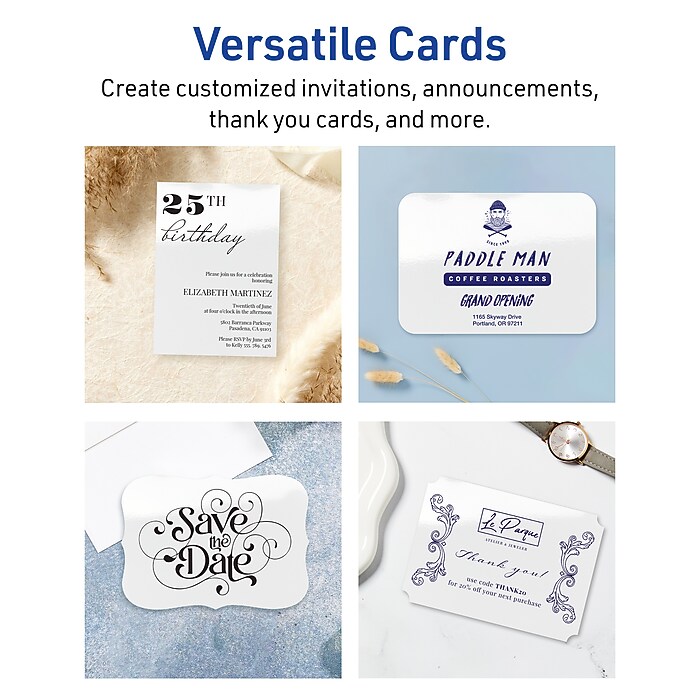 Avery Integrated Cards, 5
