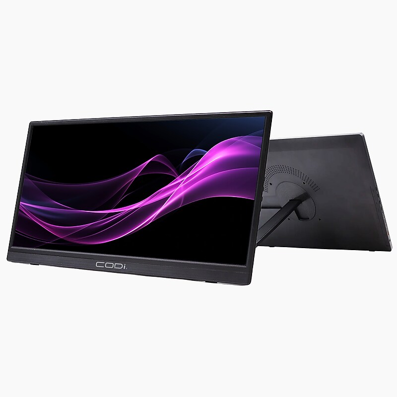 CODi 15.6" FHD IPS 60Hz Portable Monitor, Black (MO156-KS) image 1
