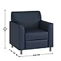 Flash Furniture Hercules Diplomat LeatherSoft Reception Chair, Navy/Chrome Legs (BT8271NVYCHR)~#|#~EF69EE46-D452-4D47-982FEACDCC09F9EE_sc7
