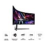 Samsung Odyssey Neo G9 57" Curved 4K Ultra HD 240Hz QLED Gaming Monitor, Black/White (LS57CG952NNXZA)~#|#~EF6BEA5C-BCCB-4AC6-8BE14700CA6FA39A_sc7