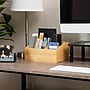 Mind Reader 7-Compartment Desk Organizer, Brown (BORG-BRN)~#|#~EF77E0E0-A90F-4B31-971CDC8238074ED7_sc7