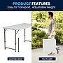 Flash Furniture Elon Folding Table, 47.75" x 23.75", Granite White (DADYCZ122Z2)~#|#~EF7966AF-6F23-402C-9885065DB78ADE14_sc7