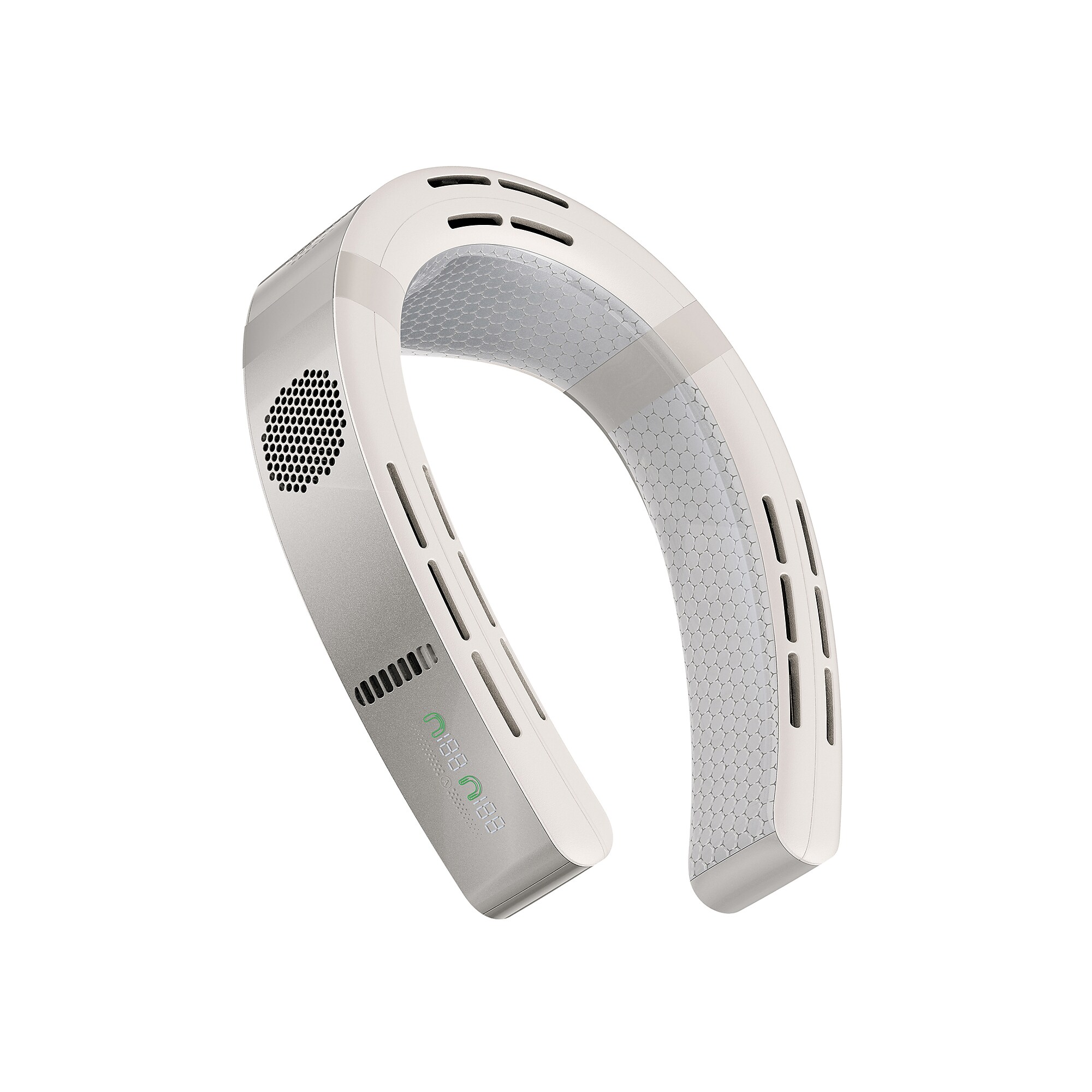 TORRAS COOLiFY Cyber Smart AI-Controlled Bladeless Portable Neck Air Conditioner, 3-Speed, Glacial White (00FX1291) Sansujyuku sansujyuku.com