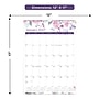 2027 Blueline Colorful Passion Floral 12" x 17" Monthly Wall Calendar, White/Purple (C173126)~#|#~EF7B0922-AC55-4555-A7891C6F0947CC28_sc7