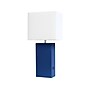 Lalia Home Lexington Table Lamp, Blue Faux Leather (LHT-3012-BL)~#|#~EF7D72E3-DB8C-4AAC-B57F5322ED5CD85A_sc7