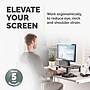 Fellowes Standard Adjustable Monitor Riser, Up to 60 lbs., Graphite (9169301)~#|#~EF851821-A4ED-481C-AD90C62FFE7F5F39_sc7