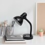 Simple Designs LED Desk Lamp, 14.25", Black Metal (LD1003-BLK-LB)~#|#~EF8B99AC-9A1E-4C26-8918EE912DD783CF_sc7