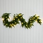 Nearly Natural Pre-Lit Artificial Real touch Norfolk Island Pine Garland, 6' (W1393)~#|#~EF8E4B4E-CB00-4B60-8953F487C052BD0B_sc7
