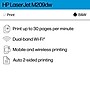 HP LaserJet M209dw Wireless Black & White Laser Printer, Single-Function, Print, Best for Home Office (6GW62F)~#|#~EF927C25-F994-40E6-8460CEA7005F6544_sc7