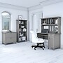Bush Furniture Salinas Mission Desk with Hutch, Lateral File Cabinet and 5 Shelf Bookcase, Cape Cod Gray (SAL002CG)~#|#~EF98AA3D-248B-471D-BB78196D1DA79995_sc7
