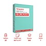 Staples Pastel Color Copy Paper, 20 lbs., 8.5" x 11", Turquoise, 500 Sheets/Ream~#|#~EF9CC3AD-5ECE-427F-BC161A0F644437DF_sc7
