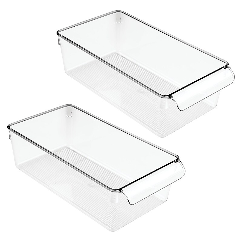 iDesign Plastic Organizers, Clear (28003M2) image 1