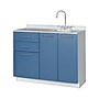 Viva Comfort 36.75'' H x 42" L Medical Cabinet with Right Sink, 2-Doors, 3-Drawers, Blueberry (902BASE42RSBL)~#|#~EFA02E20-7660-4CF9-A6319881BDE1630F_sc7