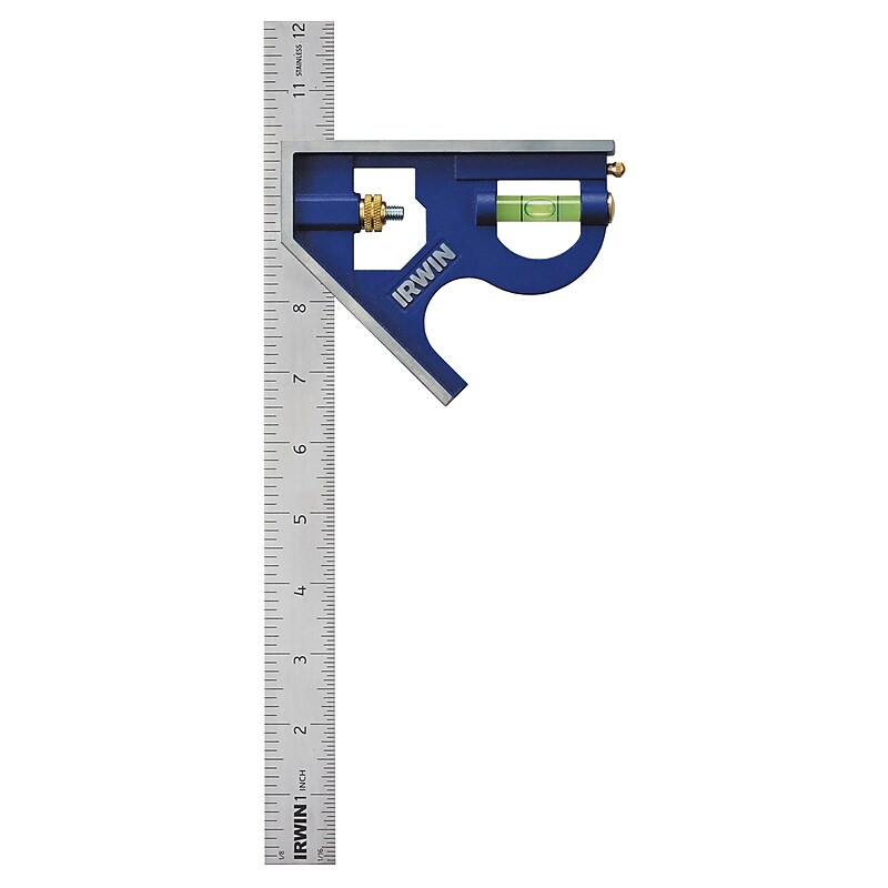 IRWIN Metal Combination Square, 12" (1794469) image 1