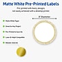Avery Round Laser/Inkjet Multipurpose Labels, 3" Dia., White, 60/Pack (19479371065)~#|#~EFA53D2E-2267-43F4-8C2F031B76AED536_sc7