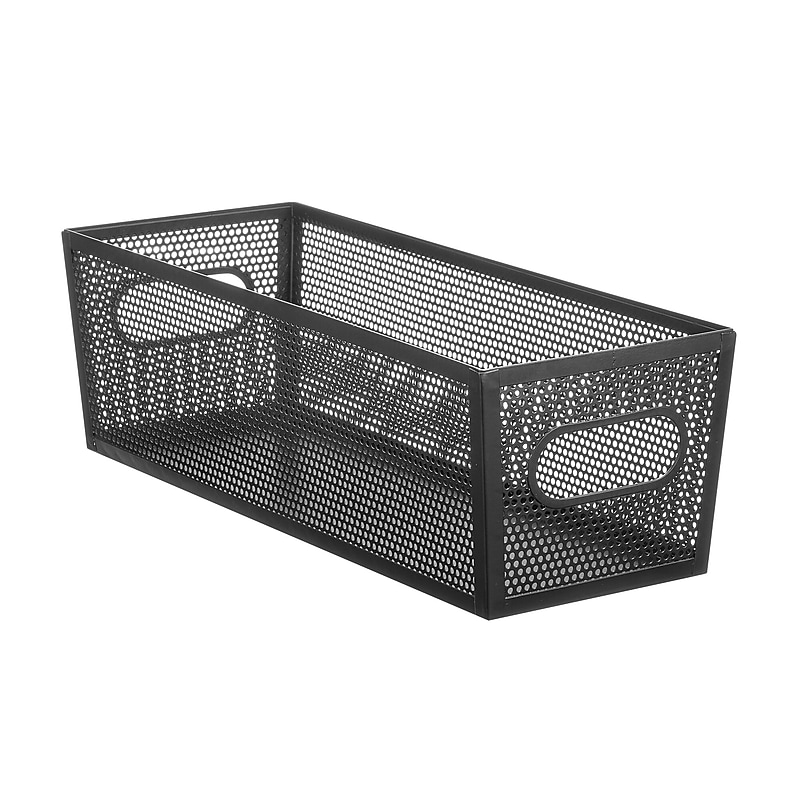 mDesign Steel Organizer, Matte Black (25991) image 1
