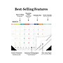 2025 TFP Rainbow 22" x 17" Monthly Dry-Erase Desk Pad Calendar (25-8206)~#|#~EFA6359B-9BCF-4FE9-AC0F3F4D7BC187DF_sc7