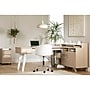 South Shore Helsy 78"W L-Shaped Computer Desk with Removable Hutch, Soft Elm/White (13298)~#|#~EFA68858-0C68-404B-A1A06881112721D4_sc7