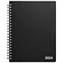 2024 Staples 8" x 11" Daily Appointment Book, Black (ST21487-24)~#|#~EFAC026D-99CA-4937-A00BC76EE50A3320_sc7