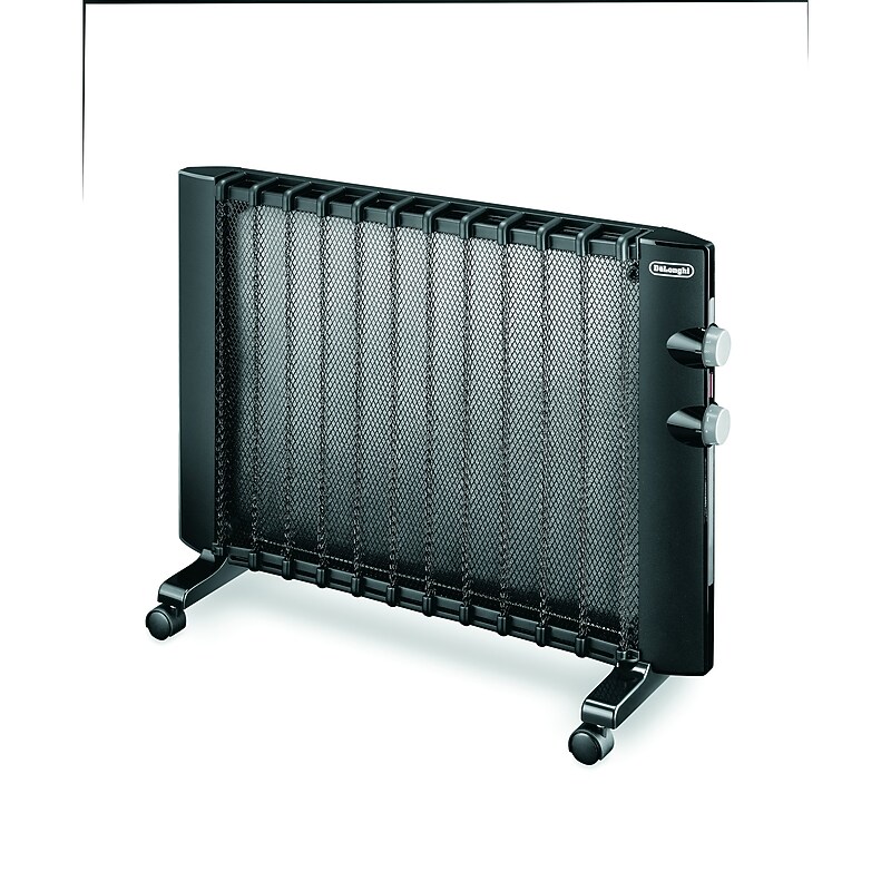 De'Longhi 1500-Watt 5120 BTU Portable Mica Panel Electric Heater, Black (HMP1500) image 1