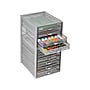 Mind Reader 10-Compartment Metal Mesh File Storage Drawers, Silver (10CABMESH-SIL)~#|#~EFB12CC4-D4F5-4BB8-93A249D7C7658A11_sc7