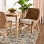 bali & pari Kyle Bohemian Natural Rattan Dining Chair, Natural/Off-White (212-12803-HiT)~#|#~EFB23C1C-C7D1-45E3-B8E625330A4433F6_sc7