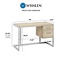 Whalen Peruzzi 48" Writing Desk, Greige Pecan (SPLS-PE48D)~#|#~EFB8C375-F2AA-4B2F-BA7F74E4D04152BD_sc7