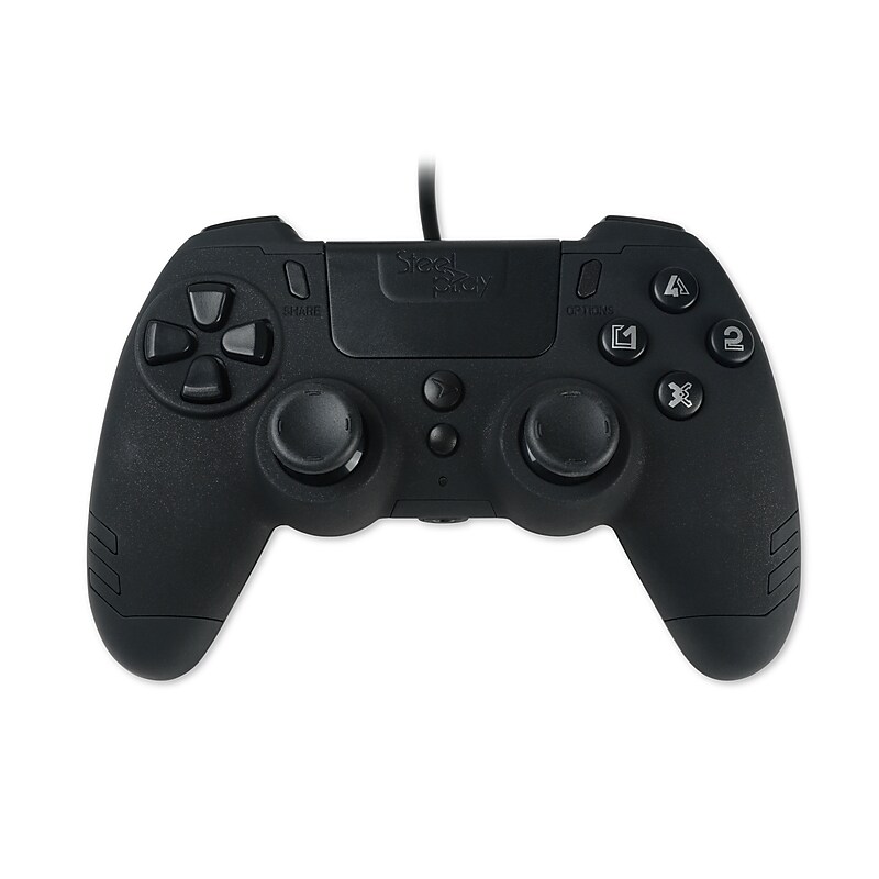 Lexip Metaltech Wired Controller for PS4/PC, Black (JVAMUL00152) image 1
