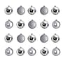 Nearly Natural Holiday Christmas Silver Shatterproof Ornament Set, 3", 20/Set (D1056-SV)~#|#~EFC38F2B-E92C-47EB-9F78ADB1CF546544_sc7
