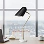 Lalia Home Studio Loft Asymmetrical LED Desk Lamp, 24", Antique Brass/Matte Black/Marble White (LHD-5058-AB)~#|#~EFCD155F-A1B9-4905-83673CB7E0CA3B99_sc7