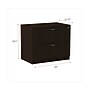 Alera Valencia Series Two Drawer Lateral File, 34w X 22 3/4d X 29 1/2h, Espresso~#|#~EFCD6B71-33EC-4C2F-891016CF25B9BF79_sc7
